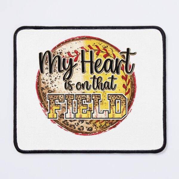 Item preview, My Heart Is On That Field Baseball Softball Leopard | Game Day Sports Mom Design designed and sold by ronakris009.