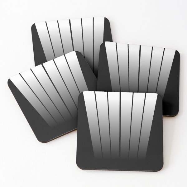 Item preview, MINIMALIST GEOMETRIC VERTICAL LINES DESIGN - WHITE designed and sold by CuPensky.