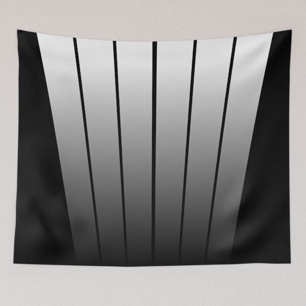 Item preview, MINIMALIST GEOMETRIC VERTICAL LINES DESIGN - WHITE designed and sold by CuPensky.