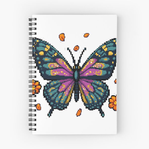 Item preview, Monarch Butterfly — Celestial Pixel Art Sticker designed and sold by PixelBrujeria.