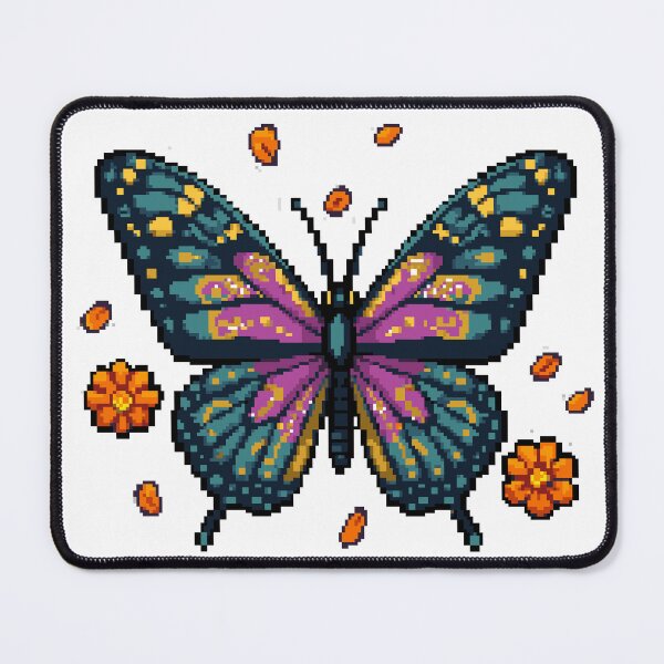 Item preview, Monarch Butterfly — Celestial Pixel Art Sticker designed and sold by PixelBrujeria.