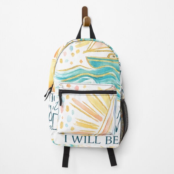 Item preview, Pass Through Deep Waters Christian Summer | Faith Bible Verse Retro Beach Design designed and sold by ronakris009.