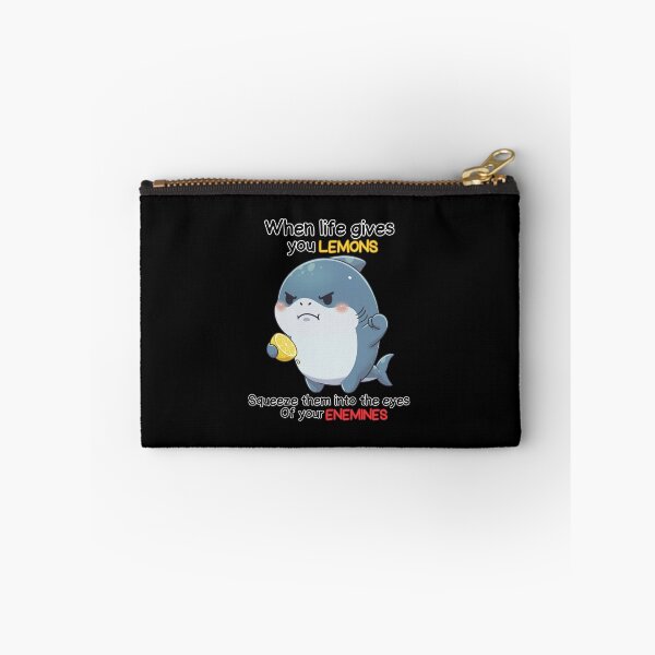 Item preview, Cute Shark When Life Gives You Lemons Funny Humor Design designed and sold by Nature's Chibis.