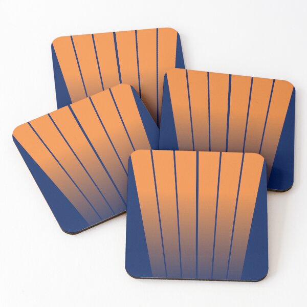 Item preview, MINIMALIST GEOMETRIC VERTICAL LINES DESIGN - ORANGE designed and sold by CuPensky.