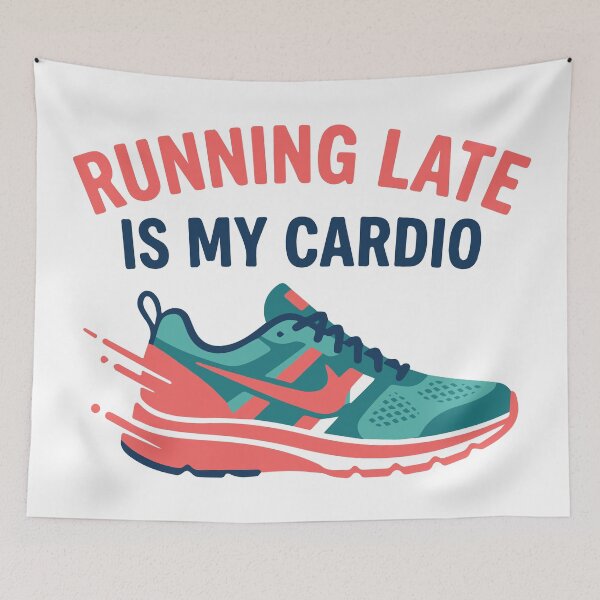 Item preview, Running Late is my Cardio designed and sold by ShirtRemarks.