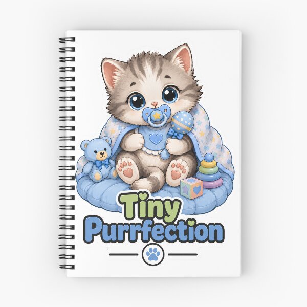 Item preview, Tiny Purrfection Baby Boy Kitten Nursery designed and sold by MoodCats.