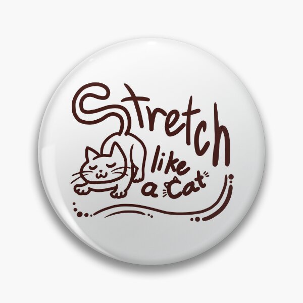 Item preview, Stretch like a Cat with white borderline designed and sold by VilanCat.