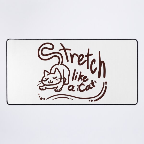 Item preview, Stretch like a Cat with white borderline designed and sold by VilanCat.