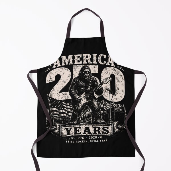 Item preview, America 250 Bigfoot Rock Guitar Design designed and sold by SaryaSmyth19.