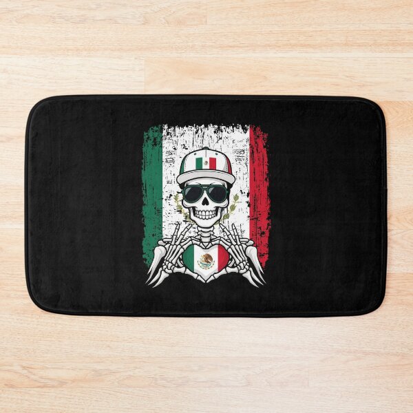 Item preview, Mexican Pride Skeleton Art - Mexico Football & Calavera Soccer Tee designed and sold by Colorful Designs.