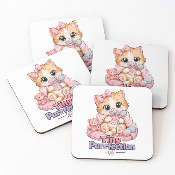 Item preview, Tiny Purrfection Baby Girl Kitten Nursery designed and sold by MoodCats.