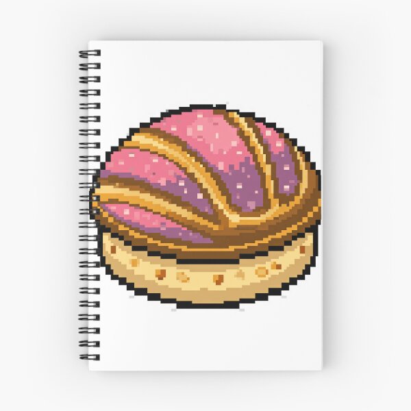 Item preview, Pan Dulce Concha — Mexican Pixel Art Sticker designed and sold by PixelBrujeria.