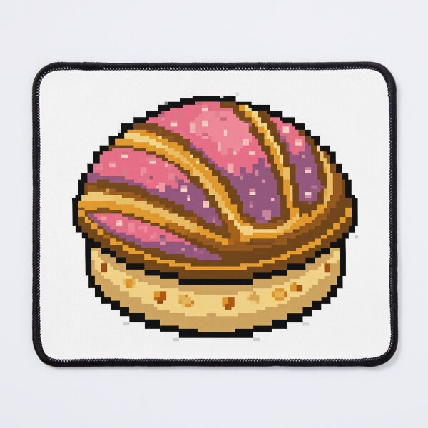 Item preview, Pan Dulce Concha — Mexican Pixel Art Sticker designed and sold by PixelBrujeria.