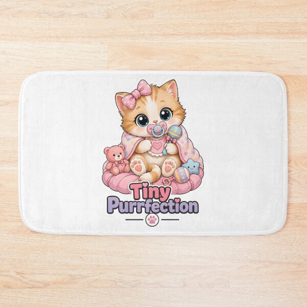 Item preview, Tiny Purrfection Baby Girl Kitten Nursery designed and sold by MoodCats.