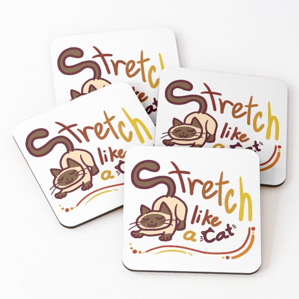 Item preview, Stretch like a Cat Siamese cat with color designed and sold by VilanCat.
