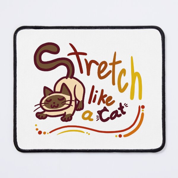 Item preview, Stretch like a Cat Siamese cat with color designed and sold by VilanCat.