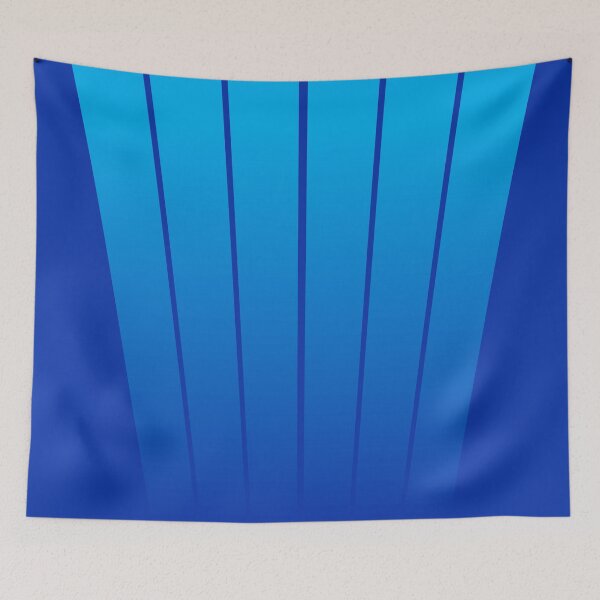 Item preview, MINIMALIST GEOMETRIC VERTICAL LINES DESIGN - BLUE designed and sold by CuPensky.