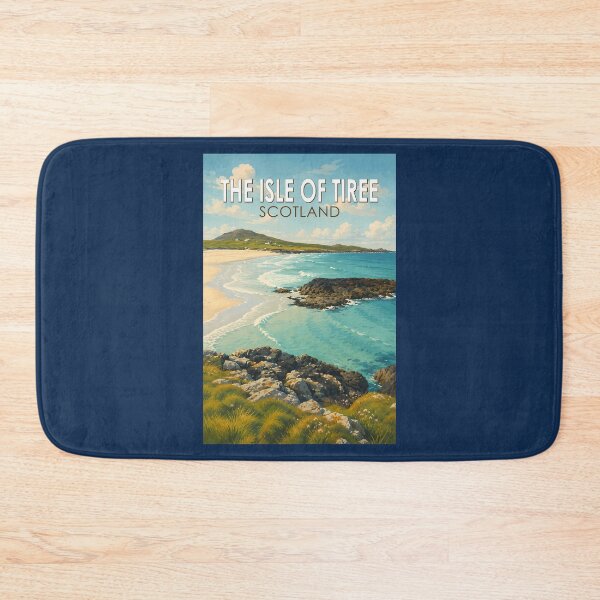 Item preview, Isle of Tiree Scotland Illustration Travel Art Vintage designed and sold by KrisSidDesigns.