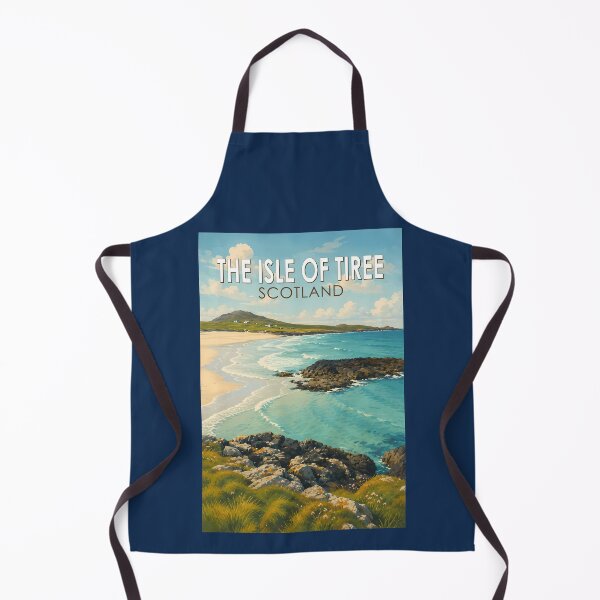 Item preview, Isle of Tiree Scotland Illustration Travel Art Vintage designed and sold by KrisSidDesigns.