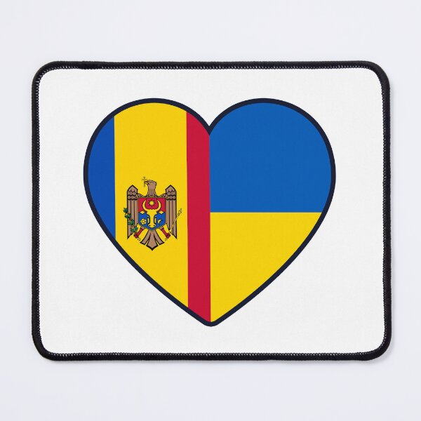 Item preview, Moldova Ukraine | 2 Nations 1 Heart designed and sold by sublimesun.