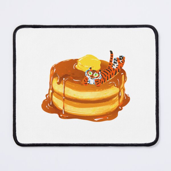 Item preview, Adorable Tigers Bathing in Syrup on Pancake Stack designed and sold by Segasworks.