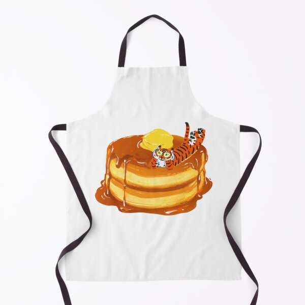Item preview, Adorable Tigers Bathing in Syrup on Pancake Stack designed and sold by Segasworks.