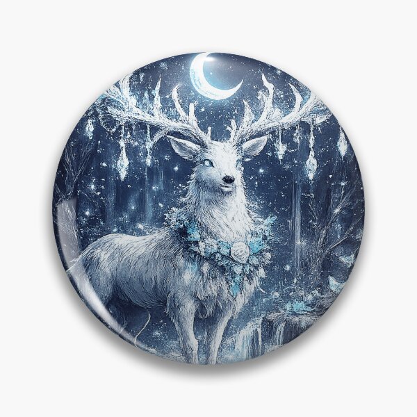 Item preview, Moonlit Frosthorn Forest Guardian designed and sold by CaitlinMarkse.