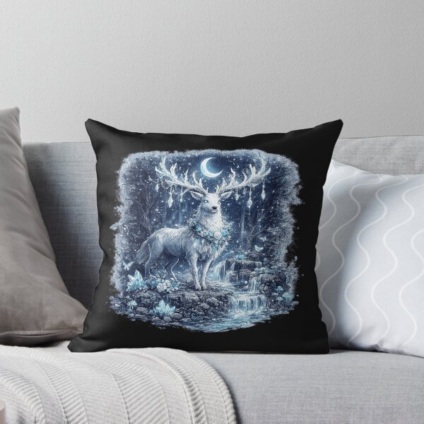 Item preview, Moonlit Frosthorn Forest Guardian designed and sold by CaitlinMarkse.