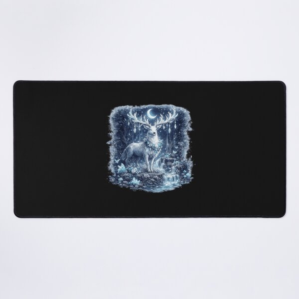 Item preview, Moonlit Frosthorn Forest Guardian designed and sold by CaitlinMarkse.