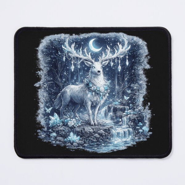 Item preview, Moonlit Frosthorn Forest Guardian designed and sold by CaitlinMarkse.