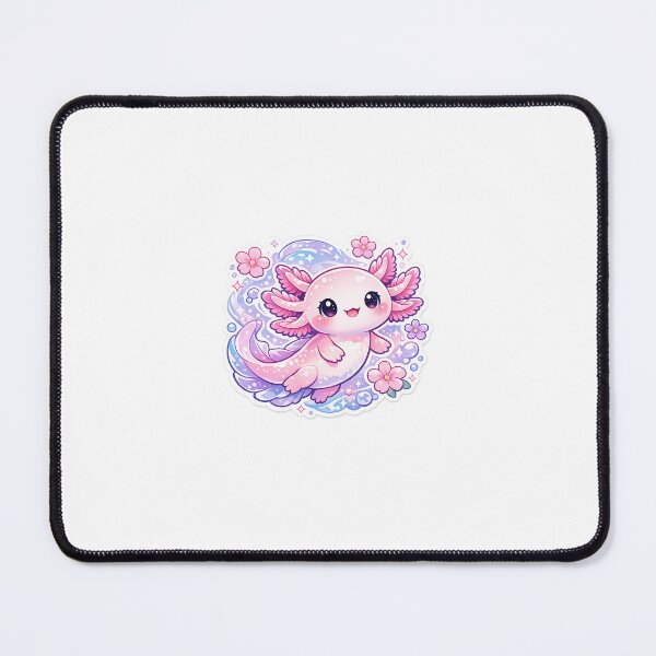 Item preview, Pastel Axolotl Sticker Kawaii Fantasy Aesthetic for Animal Lovers & Cute Collectors designed and sold by CutePrintCorner.