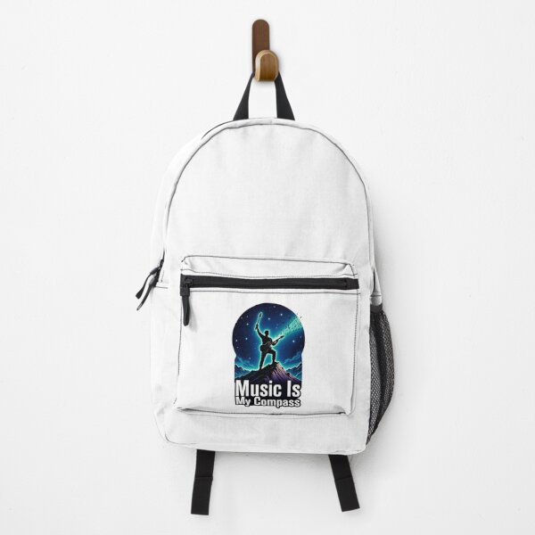 Item preview, Music Is My Compass | Guitarist Mountain Starry Sky designed and sold by NatureHarmony16.