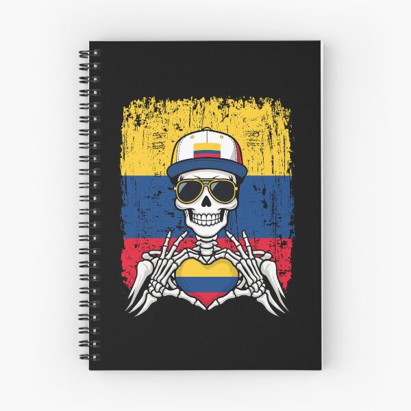 Item preview, Colombian Pride Skeleton Art - Colombia Football & Cafeteros Spirit Tee designed and sold by Colorful Designs.