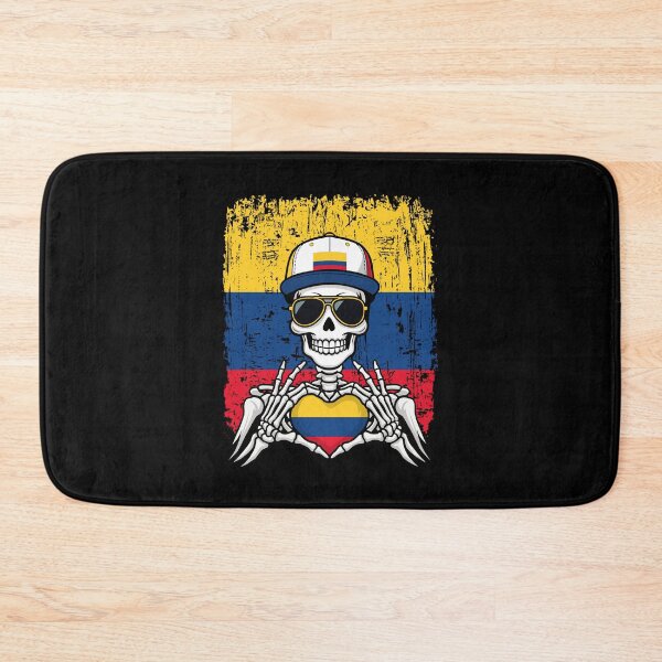 Item preview, Colombian Pride Skeleton Art - Colombia Football & Cafeteros Spirit Tee designed and sold by Colorful Designs.