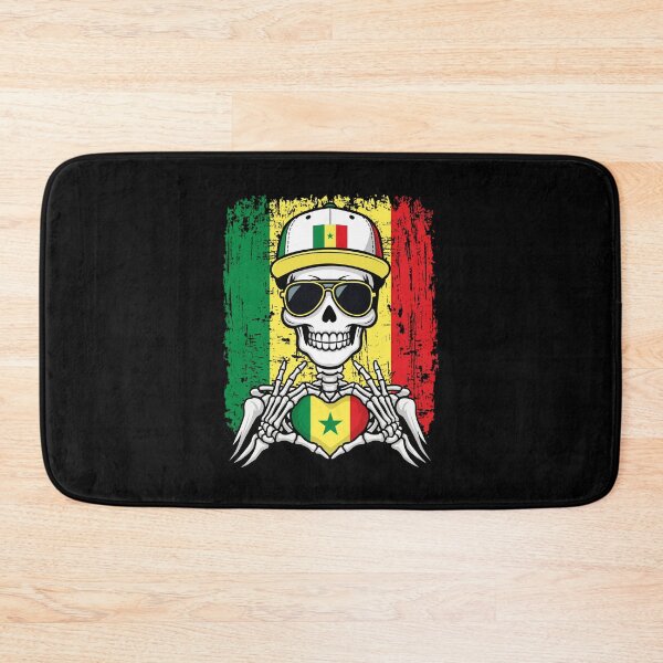 Item preview, Senegalese Pride Skeleton Art - Senegal Football & Lions of Teranga Tee designed and sold by Colorful Designs.