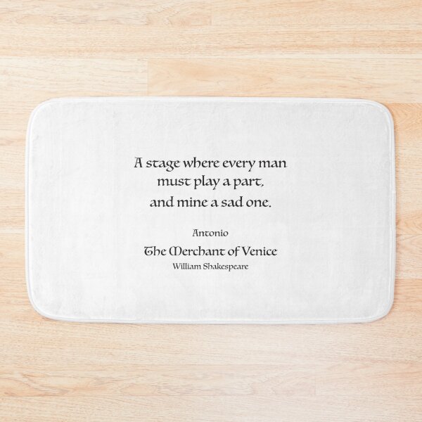Item preview, Antonio, The Merchant of Venice, William Shakespeare designed and sold by Hippo Quotes.