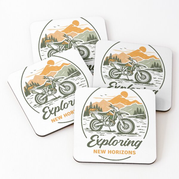 Item preview, Motorcycle Adventure Exploring New Horizons designed and sold by Matinez Pink.