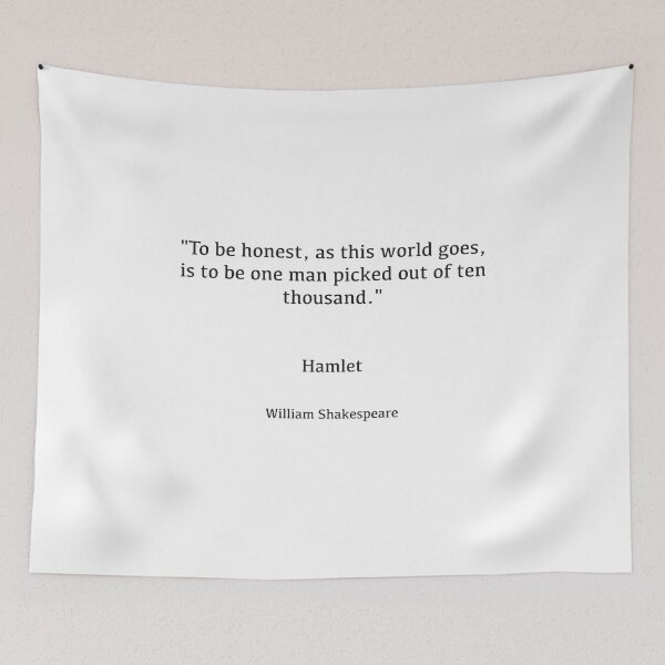 Item preview, Hamlet, William Shakespeare designed and sold by Hippo Quotes.