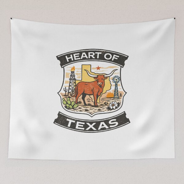 Item preview, Heart of Texas Longhorn T-Shirt designed and sold by Matinez Pink.