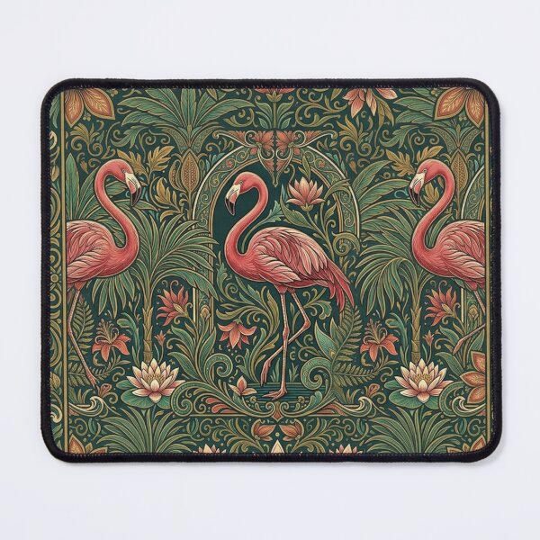 Item preview, Flamingo Tropical Floral Pattern designed and sold by gopurartwork69.