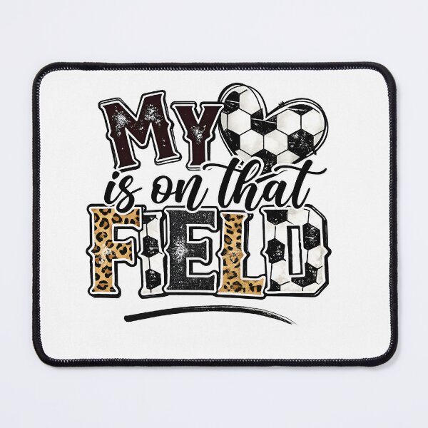 Item preview, Soccer Mom Leopard My Heart Is On That Field | Retro Game Day Sports Mom Design designed and sold by ronakris009.