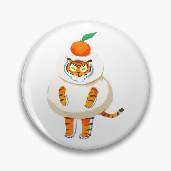 Item preview, Festive Tiger Wearing Kagami Mochi New Year Costume designed and sold by Segasworks.