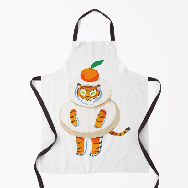 Item preview, Festive Tiger Wearing Kagami Mochi New Year Costume designed and sold by Segasworks.