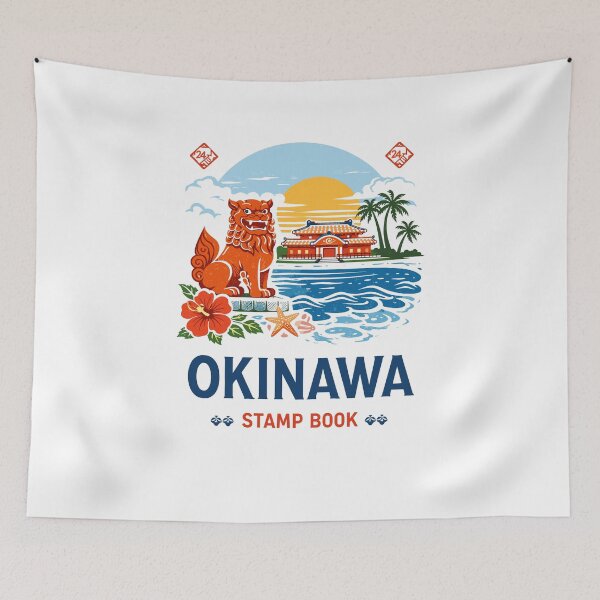 Item preview, Okinawa Travel Poster T-Shirt designed and sold by Matinez Pink.