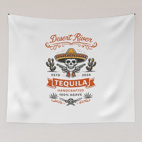 Item preview, Desert River Tequila T-Shirt designed and sold by Matinez Pink.