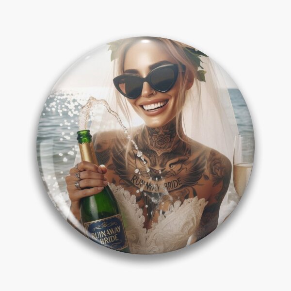 Item preview, Rocker Bride Champagne Party designed and sold by Voodoo Store Paranormal Collections.