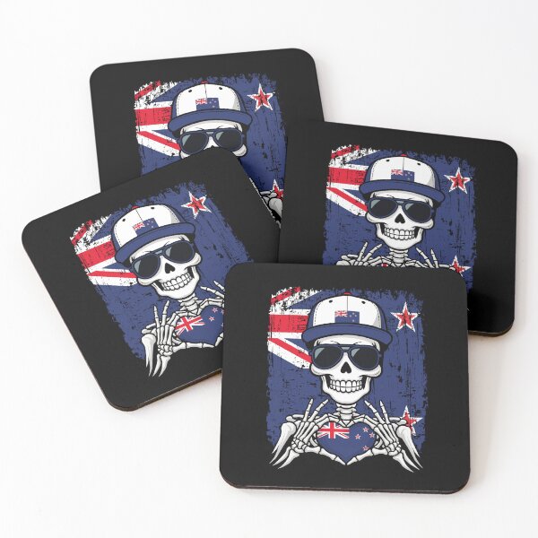 Item preview, New Zealand Pride Skeleton Art - NZ Football & Silver Fern Spirit Tee designed and sold by Colorful Designs.