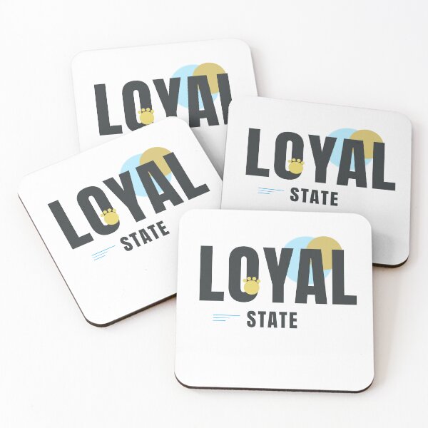 Item preview, LOYAL STATE – Dog Lover Geometric Typography Design designed and sold by HeartAndArtShop.