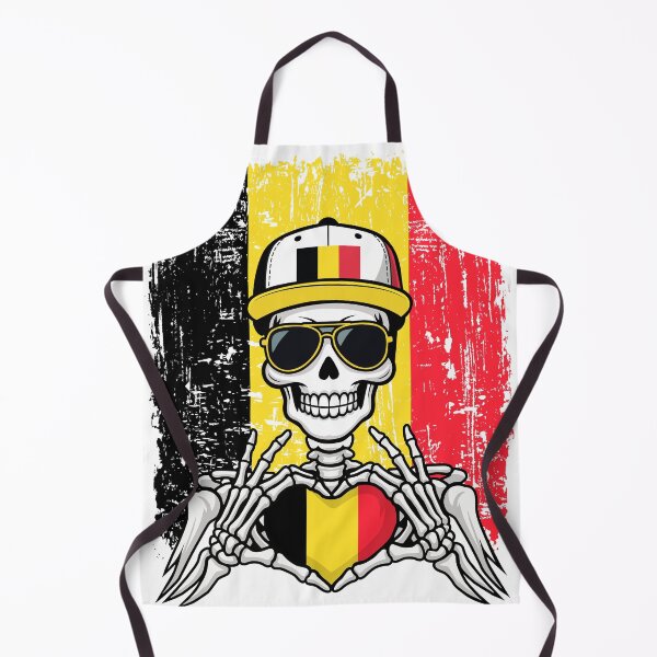 Item preview, Belgian Pride Skeleton Art Tee designed and sold by Colorful Designs.