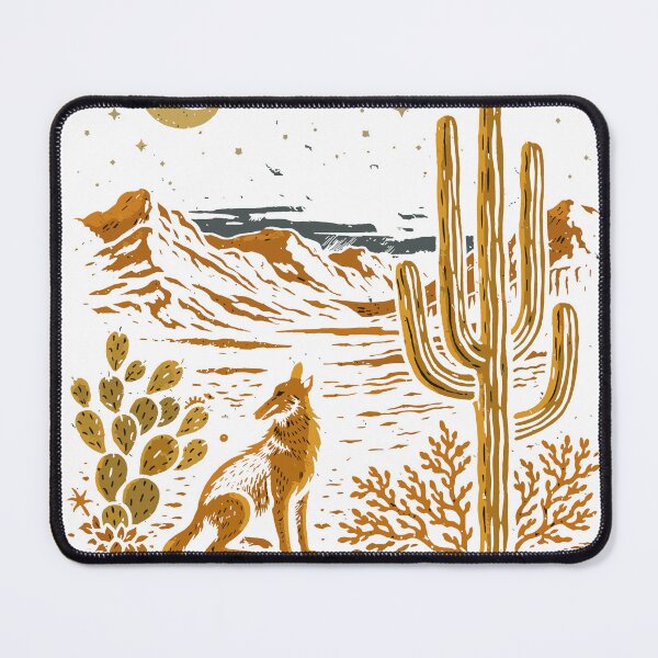 Item preview, Arizona Desert Night Coyote T-Shirt designed and sold by Matinez Pink.